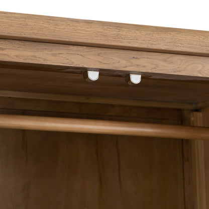 Wessex Smoked Oak 2 Door Wardrobe with Drawer