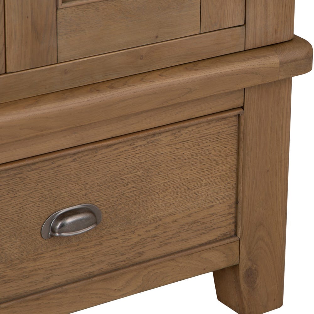 Wessex Smoked Oak 3 Door Wardrobe