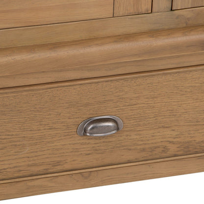 Wessex Smoked Oak 3 Door Wardrobe