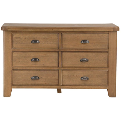 Wessex Smoked Oak Chest of 6 Drawers