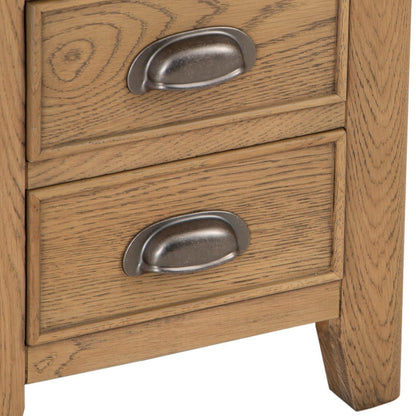 Wessex Smoked Oak Small Bedside Table