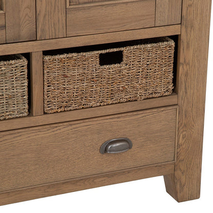 Wessex Smoked Oak Large Larder Unit