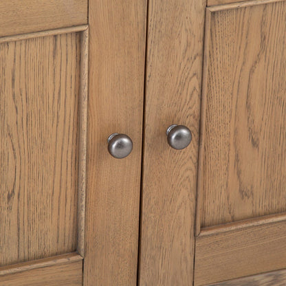 Wessex Smoked Oak Small 2 Drawer 2 Door Sideboard