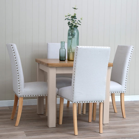 Rutland Painted Oak Flip Top Extending Table