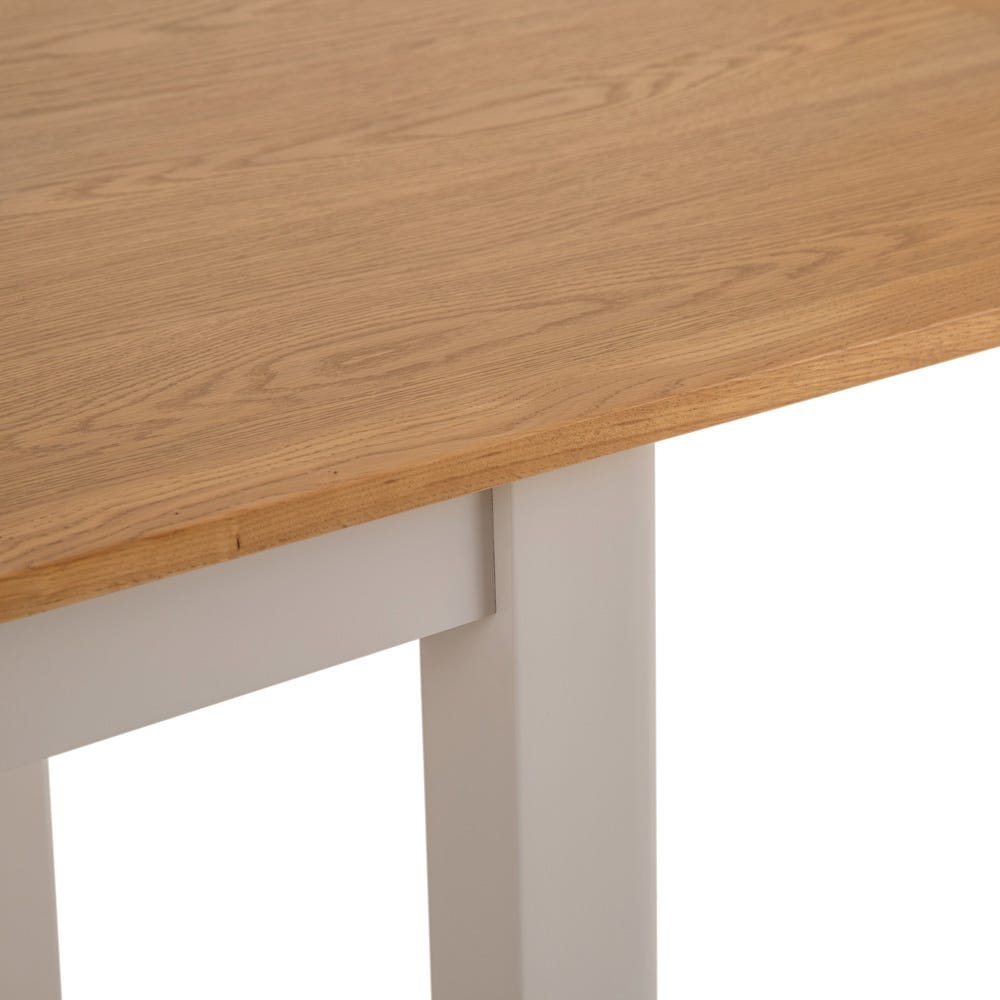 Rutland Painted Oak Flip Top Extending Table