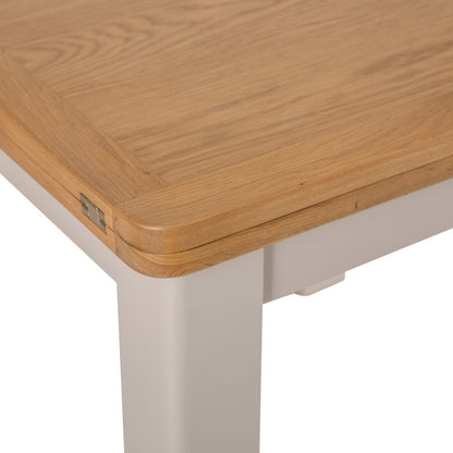 Rutland Painted Oak Flip Top Extending Table