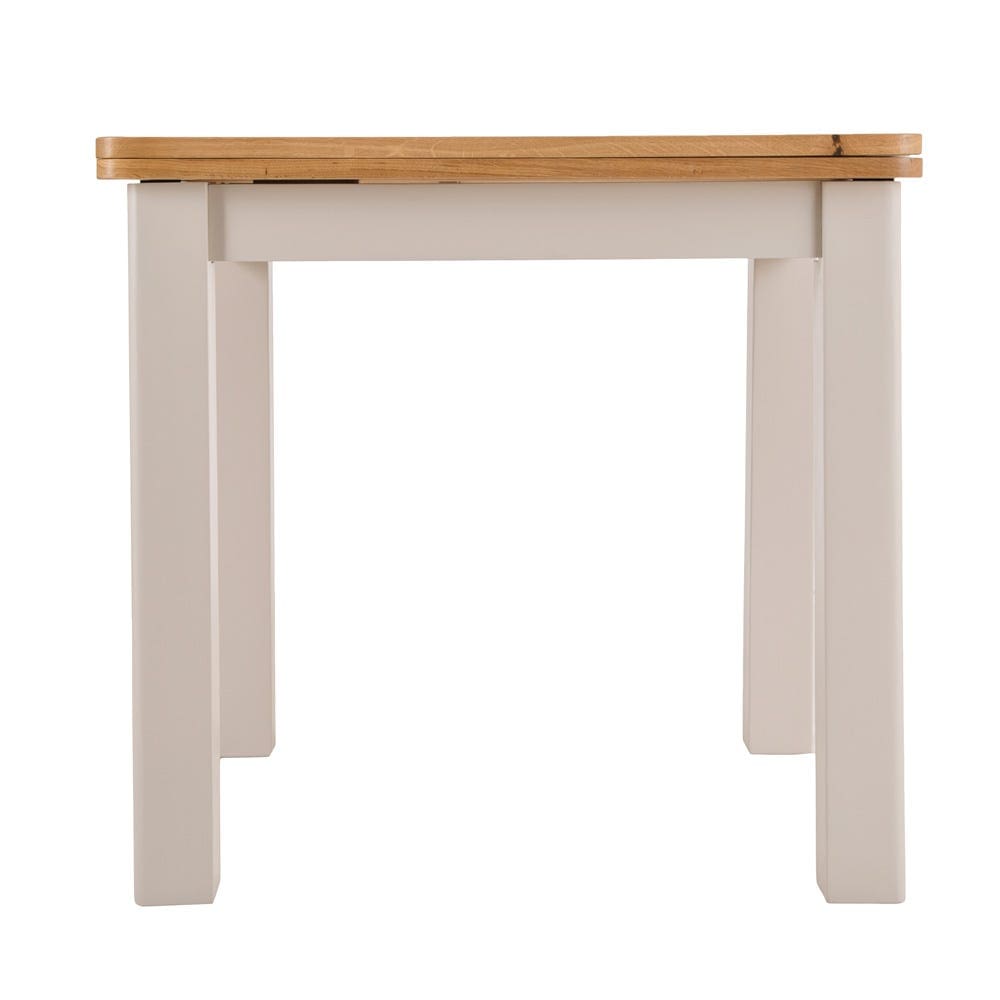 Rutland Painted Oak Flip Top Extending Table