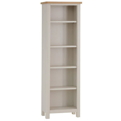 Rutland Painted Oak Tall Narrow Bookcase