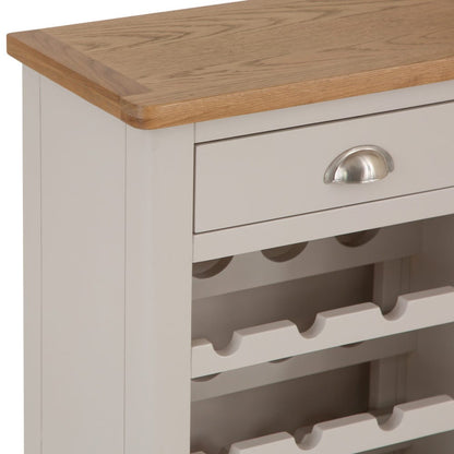 Rutland Painted Oak Wine Cabinet