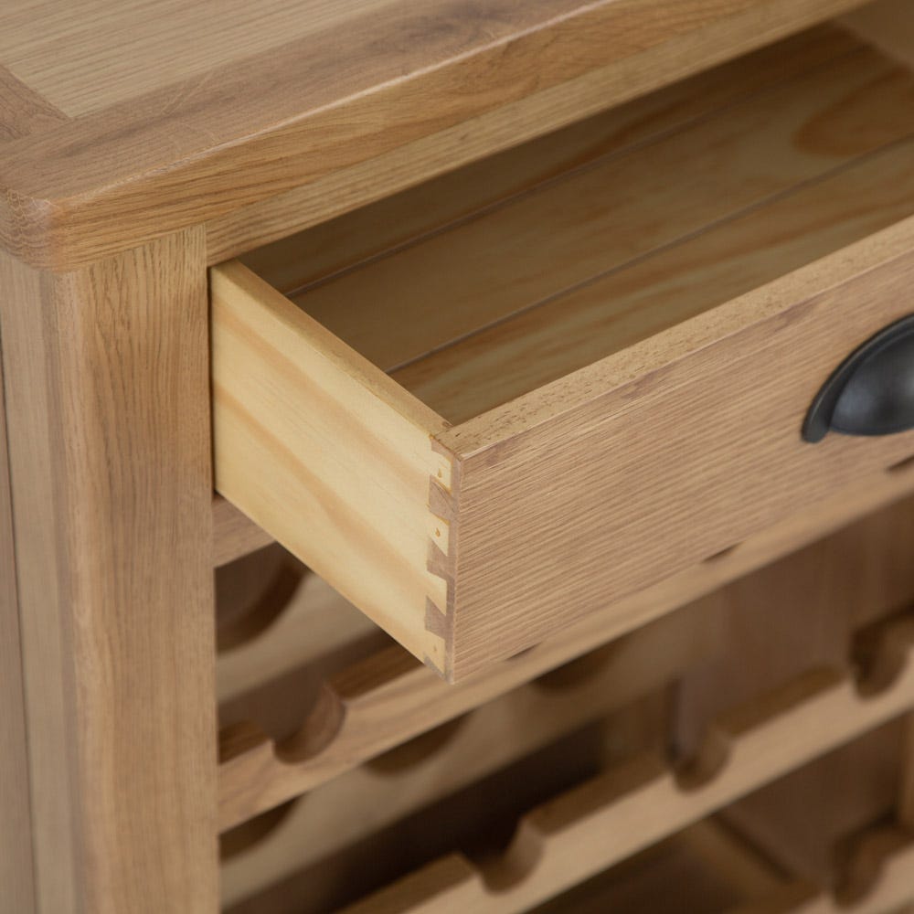 Rutland Oak Wine Cabinet