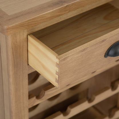 Rutland Oak Wine Cabinet