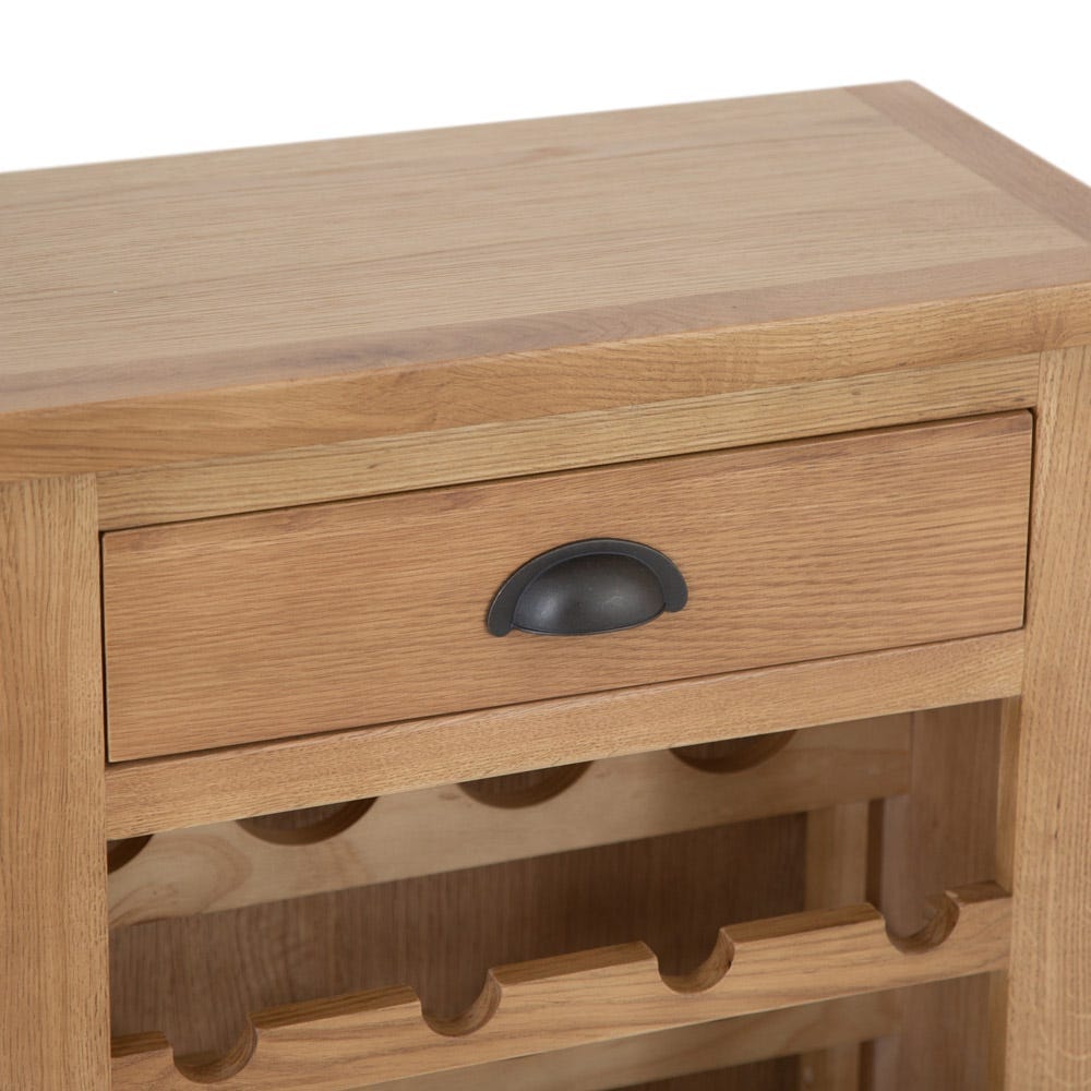 Rutland Oak Wine Cabinet