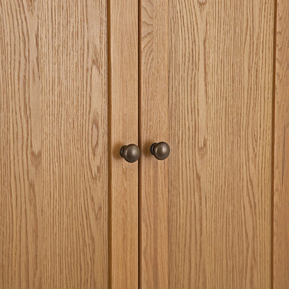 Rutland Oak 2 Door Wardrobe with Drawer