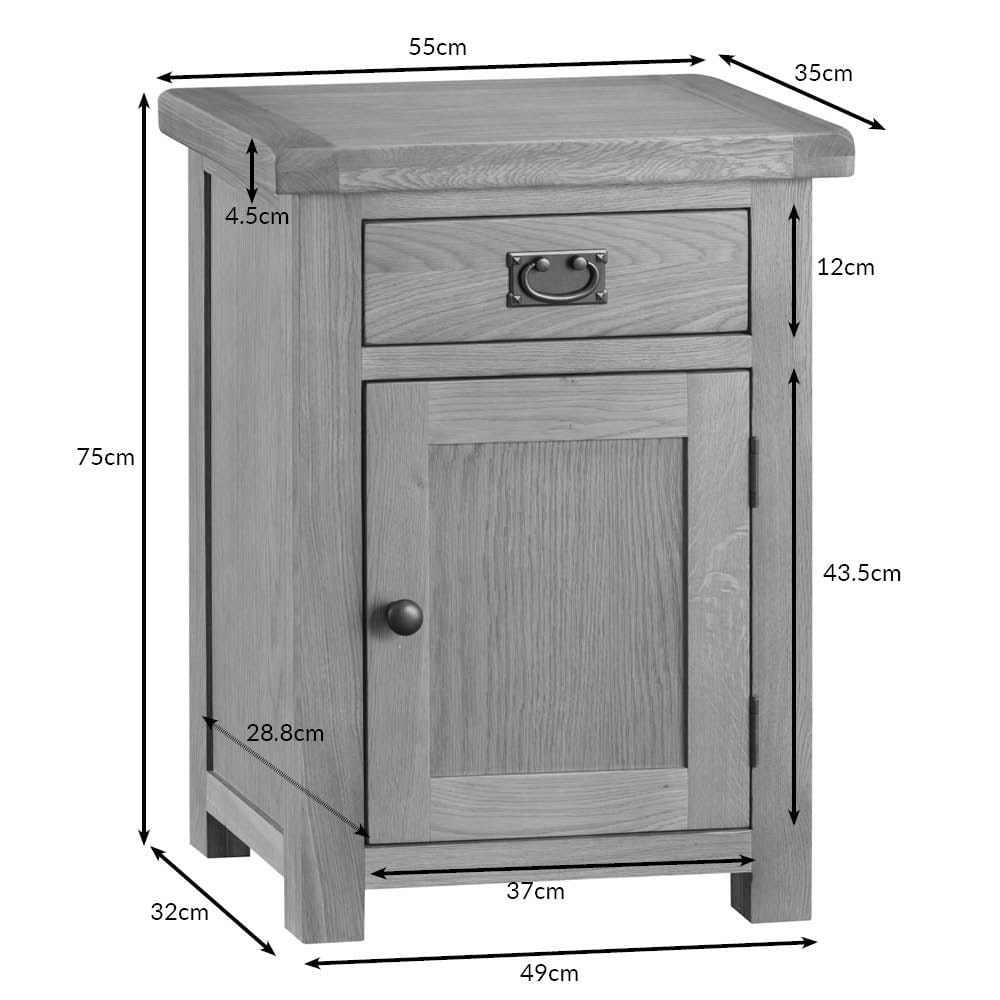 Winchester Oak Small Cupboard